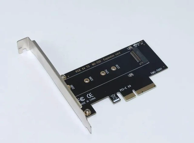 Alt view image 8 of 12 - FULL Speed M.2 NVMe SSD NGFF TO PCIE X4 Adapter M Key interface Card Support PCI Express 3.0 x4 2230 2242 2260 2280 Size m.2 SSD