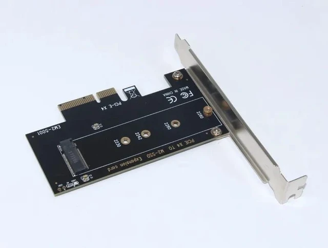 Alt view image 10 of 12 - FULL Speed M.2 NVMe SSD NGFF TO PCIE X4 Adapter M Key interface Card Support PCI Express 3.0 x4 2230 2242 2260 2280 Size m.2 SSD