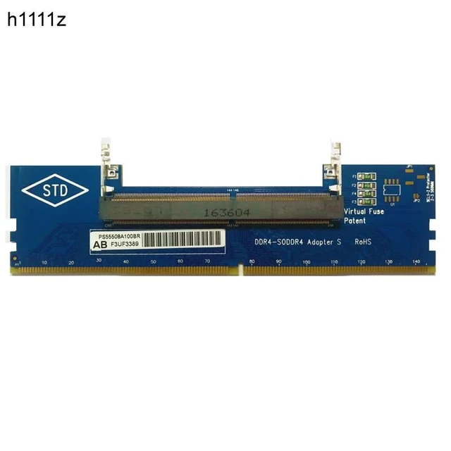 Alt view image 7 of 12 - Computer Components DDR4 Laptop SO-DIMM to Desktop DIMM Memory RAM Connector Adapter Desktop PC Memory Cards Transfer Adaptor