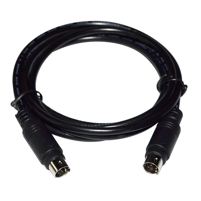 Alt view image 13 of 13 - MINI DIN 8 PIN MD8 TO MD8 8-PIN MALE ADAPTER COMMUNICATION DATA CABLE FOR YAMAHA MUSIC SEQUENCER TO HOST PORT CONNECT TO MAC (1.8M Length)