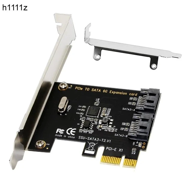 Alt view image 7 of 12 - PCIe PCI Express to SATA3.0 2-Port SATA III 6G Expansion Controller Card Adapter #L059# hot