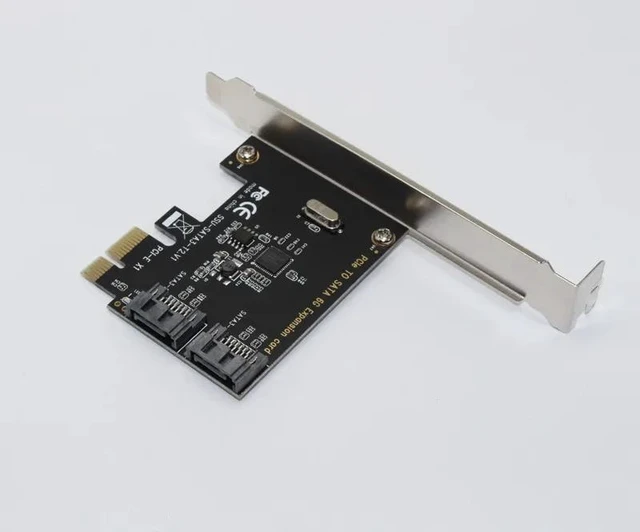 Alt view image 9 of 12 - PCIe PCI Express to SATA3.0 2-Port SATA III 6G Expansion Controller Card Adapter #L059# hot