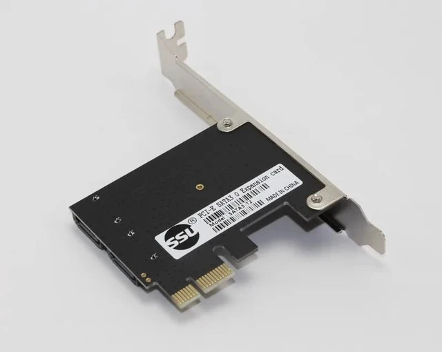 Alt view image 10 of 12 - PCIe PCI Express to SATA3.0 2-Port SATA III 6G Expansion Controller Card Adapter #L059# hot