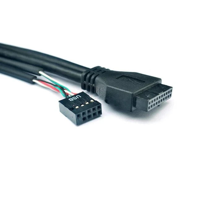 Alt view image 8 of 8 - for Desktop USB3.0 Optical Drive Front Panel 5.25inch USB HUB 9PIN 19PIN to 4Ports USB2.0+ 2Ports USB 3.0 for PC Floppy Bay Tray