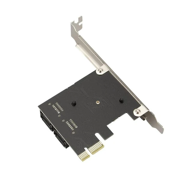 Alt view image 12 of 12 - Chi a Mining Riser PCIe to 4 Port SATA 3.0 6Gb SSD Adapter PCI-e PCI Express Gen3 x1 SATA Controller Expansion Card Add On Cards