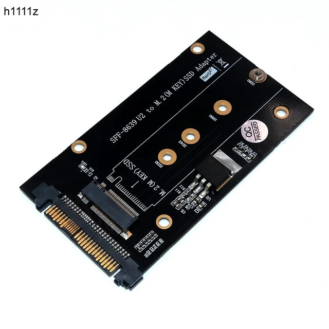 Alt view image 7 of 12 - Add On Cards U.2 SFF-8639 to M2 SSD Adapter U.2 to M.2 NVME SSD M Key Expansion Card Board for 2230 2242 2260 2280 M2 SSD