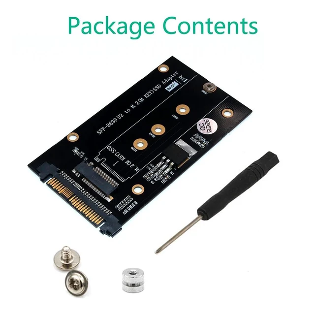 Alt view image 12 of 12 - Add On Cards U.2 SFF-8639 to M2 SSD Adapter U.2 to M.2 NVME SSD M Key Expansion Card Board for 2230 2242 2260 2280 M2 SSD