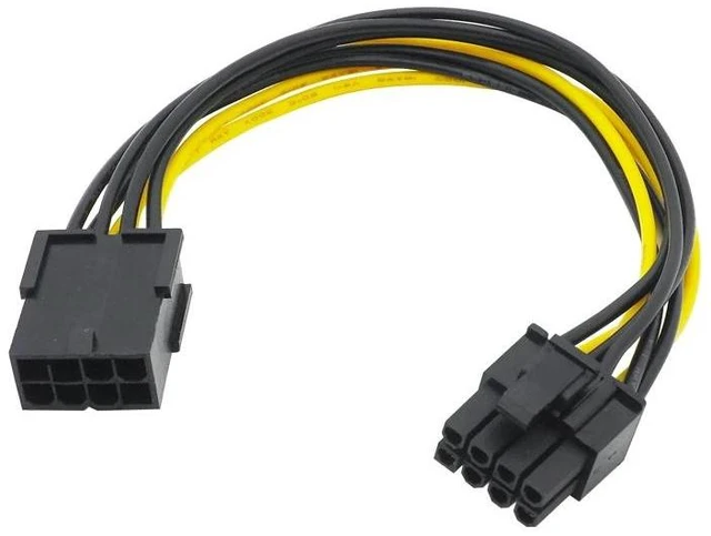 Alt view image 2 of 2 - PCIe 8P Extension Adapter Splitter Power Extension Cable,Power Supply PCI-e 8-pin to 8-pin for PCI Express GPU Video