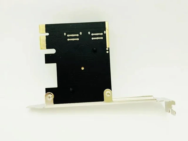 Alt view image 12 of 12 - PCI-E PCI Express to SATA 3.0 Extension Card with Bracket 4-Port SATA III 6Gbps Expansion Adapter Boards for Computer Chassis PC