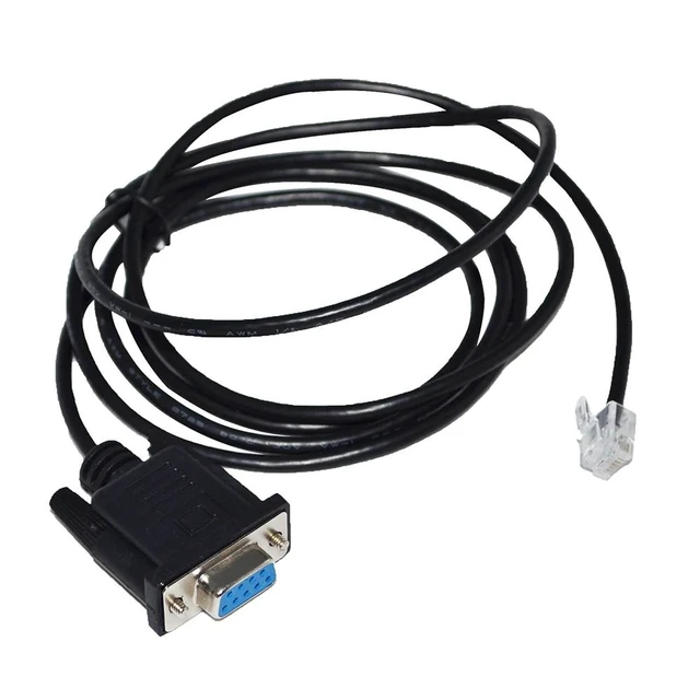 Alt view image 7 of 13 - D-SUB9PIN DB9 TO RJ11 RJ12 6P4C CONVERTER PLC PROGRAMMING CABLE FOR KEYENCE KV SERIES PLC TO PC COMMUNICATION KABLE 3M Length