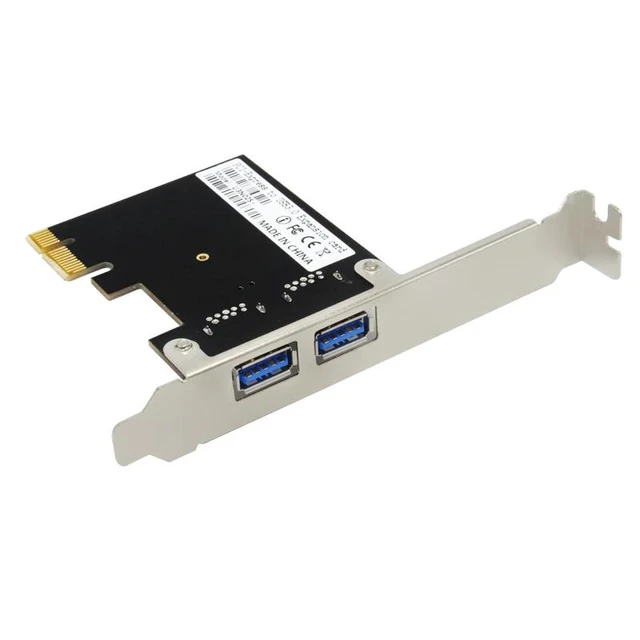 Alt view image 12 of 13 - USB 3.0 PCI-E Expansion Card External 2 Port USB3.0 PCIe Card with 2 Power Module NEC Chip for Desktop PC Computer
