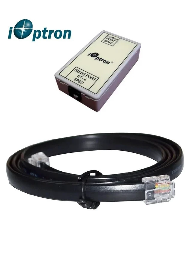 Alt view image 10 of 12 - ST4 Compatible Autoguider Cable to iOptron Skywatcher Meade Atik Celestron Auto Guider RJ11 RJ12 Kable Celestron SBIG SG-4 Cable
3M Length