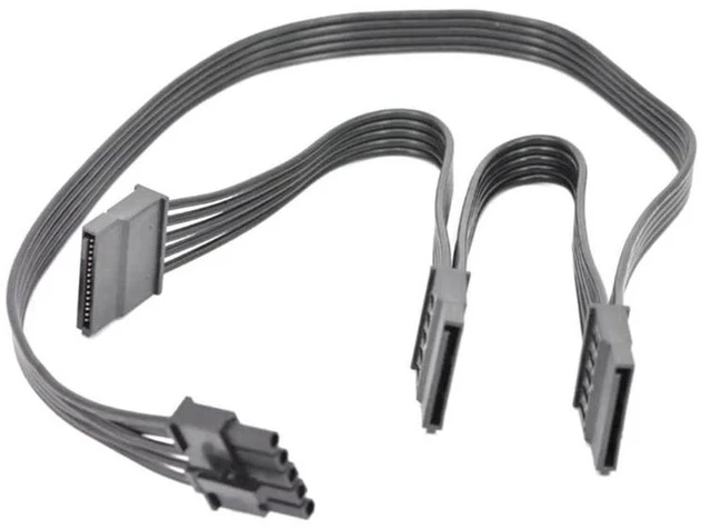 Alt view image 2 of 2 - 5PIN to 3x 15Pin Power Module Line for V550 V650 V750 V850 700 V1200 80CM