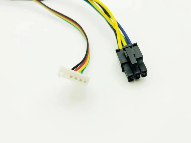 Alt view image 11 of 12 - 30cm ATX Main 24Pin to 6Pin PCI-E PSU Power Adapter Cable 18AWG Power Supply for HP Z220 Z230 SFF Server Workstation Motherboard