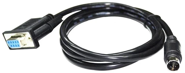 Alt view image 8 of 12 - DB9 FEMALE TO MINI DIN 4PIN MD4 ADAPTER RS-232 SERIAL COMMUNICATION CABLE FOR ESTUN ESV TOUCHSCREEN TO ESTUN EP PLC (DB9-M LengthINI DIN)
0.8M Length(1.8M Length)