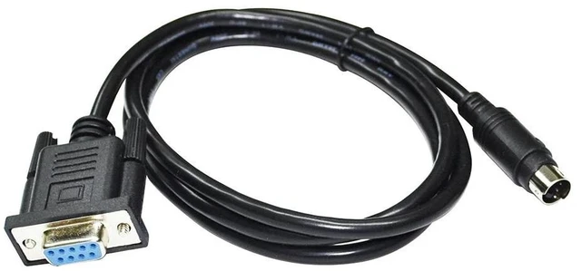 Alt view image 10 of 12 - DB9 FEMALE TO MINI DIN 4PIN MD4 ADAPTER RS-232 SERIAL COMMUNICATION CABLE FOR ESTUN ESV TOUCHSCREEN TO ESTUN EP PLC (DB9-M LengthINI DIN)
0.8M Length(1.8M Length)