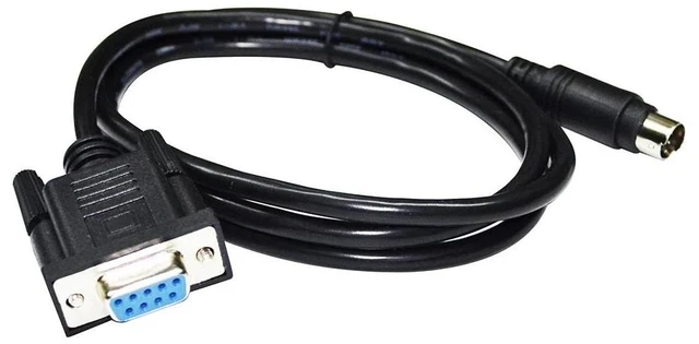 Alt view image 9 of 12 - DB9 FEMALE TO MINI DIN 4PIN MD4 ADAPTER RS-232 SERIAL COMMUNICATION CABLE FOR ESTUN ESV TOUCHSCREEN TO ESTUN EP PLC (DB9-M LengthINI DIN)
0.8M Length(1.8M Length)