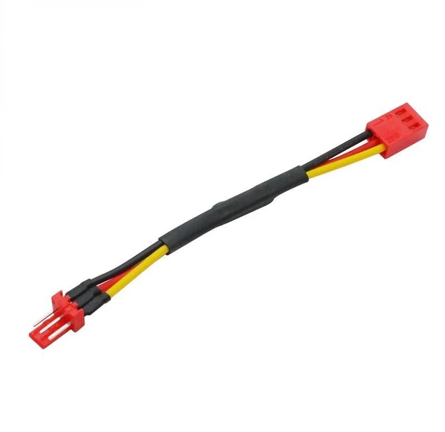 Alt view image 2 of 2 - 10Pcs/lot Fan Resistor Cable 3 Pin Male to 3 Pin Female Connector Reduce PC CPU Fan Speed Noise Resistor Slow down Cables(10pcs 3pin red)
(11CM)