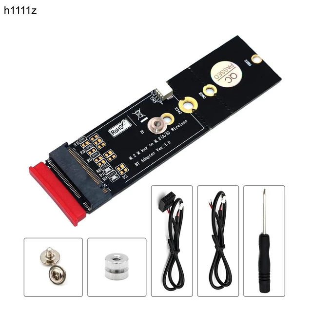 Alt view image 7 of 12 - M.2 Wifi Adapter Wireless Wifi Bluetooth Adapter PC Wifi Adapter M.2 NGFF Key A to M.2 Key M Converter Card for Intel 8265 9060