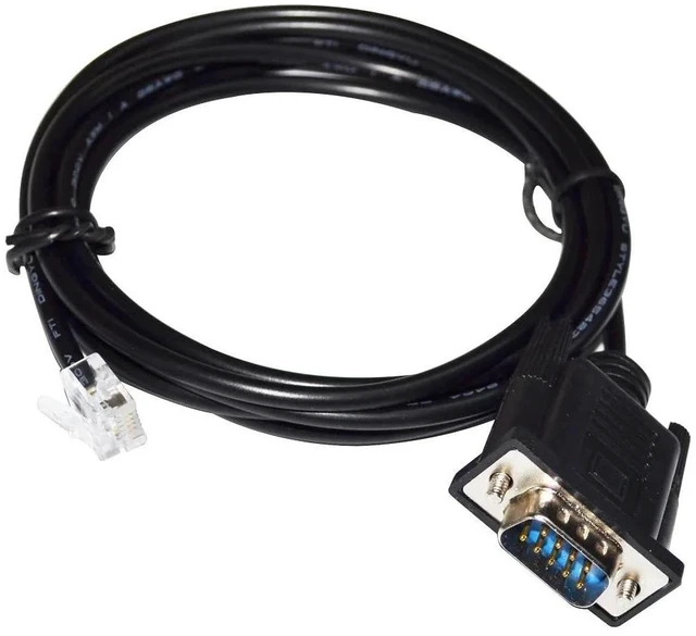 Alt view image 6 of 10 - DB9 M D-SUB9PIN TO RJ11 6P4C CONVERTER CABLE FOR KEYENCE CAMERA DRIVER CV-X SERIES TO MITSUBISHI FX SERIES PLC PROGRAMMING KABLE 3M Length
