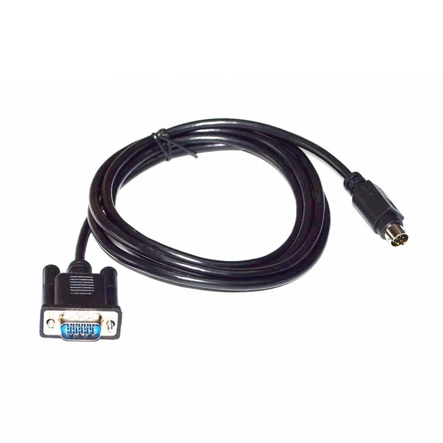 Alt view image 11 of 12 - VGA 15-PIN MALE TO MINI DIN 8-PIN TV BOX TO COMPUTER GRAPHICS CARD CABLE VGA TO 8-PIN CABLE
10M Length(10M Length)