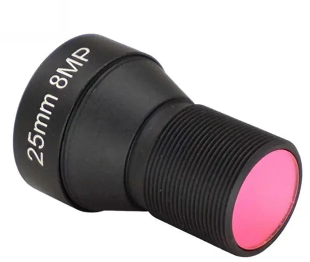 Alt view image 4 of 6 - HD 4K 8MP CCTV Lens 25MM Mount Low Distortion Aperture F1.6 Format 1/1.8Inch For Action Camera