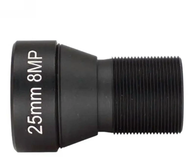 Alt view image 6 of 6 - HD 4K 8MP CCTV Lens 25MM Mount Low Distortion Aperture F1.6 Format 1/1.8Inch For Action Camera