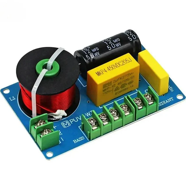 Alt view image 7 of 12 - Home Theater For 3 Way Speaker Frequency Divider Circuit Board For 3.5 Inch Speakers Hifi Audio Filter Bookshelf Dance