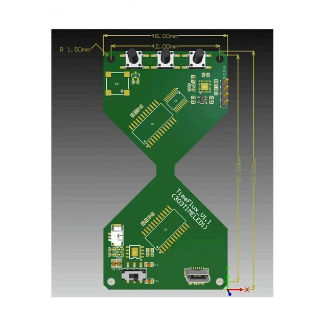 Alt view image 10 of 12 - LED Electronic Hourglass Module Electronic Timer Digital Sand Clock TYPE-C power supply Scientific Production Accessories