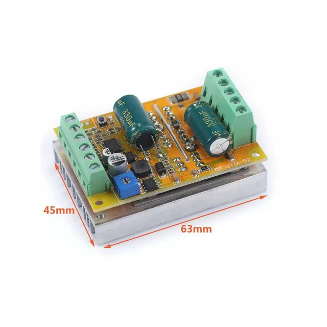 Alt view image 7 of 12 - DC6.5-50V 380W 16A BLDC Three Phase DC Brushless Motor Controller PWM Motor Speed Controller Driver Board without Hall Sensor