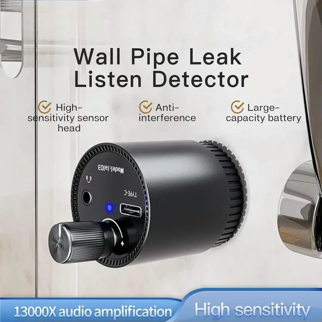 Alt view image 5 of 6 - Type-C Water Leak Detector Tube Leakage Monitor Tester Kit for Various Of Construction Pipe