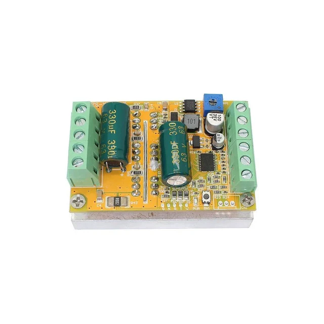 Alt view image 4 of 6 - BLDC 3 Phase DC Brushless Motor Controller 6.5-50V 380W 16A PWM Motor Speed Controller Driver Board without Hall Sensor