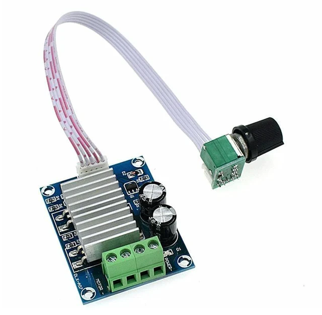 Alt view image 12 of 12 - PWM DC12-24V Motor Speed Controller 20A Motor Speed Governor Adjustable Regulator Temperature Regulating Dimming Switch