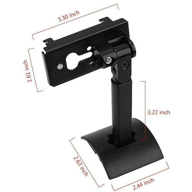 Alt view image 12 of 12 - Surround Speaker Wall Mount Ceiling Bracket Stand Swivel Mount Hanging Stand for UB-20 Series II