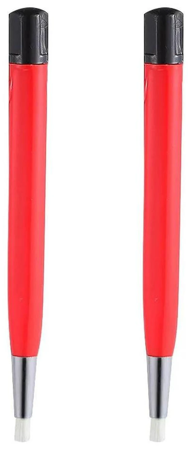 Alt view image 11 of 12 - 2Pcs Clock Sweeping Pen Nylon Cleaning Brush Adjustable Bristles for Watch Jewelry Polishing Grinding Fiberglass