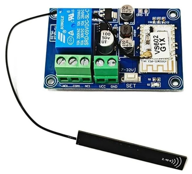 Alt view image 6 of 6 - Remote Control Switch Bt Relay Module 1 Channel DC7-32V Home Access Control Relay Module