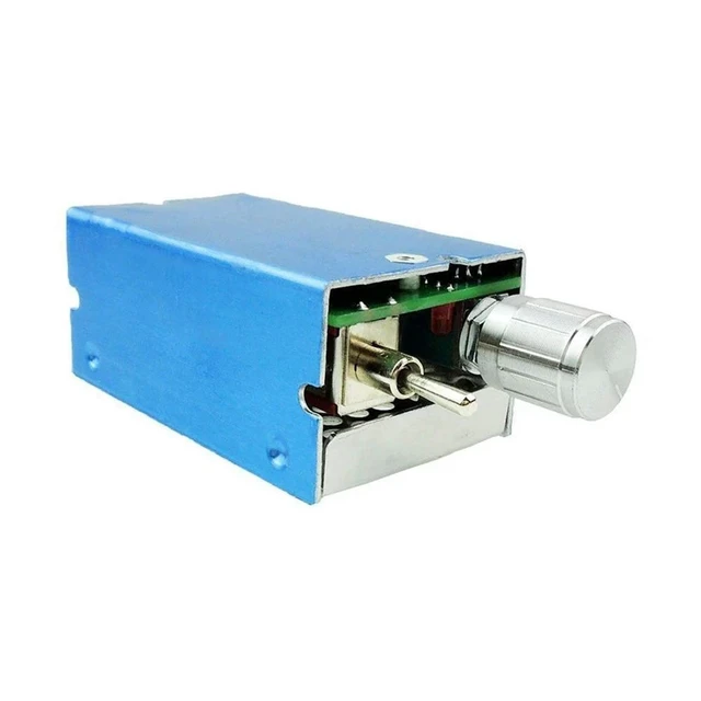 Alt view image 4 of 6 - DC Motor Speed Controller PWM DC10-40V Motor Governor Stepless Speed Regulation Forward and Reverse Switch Brush Motor Regulator