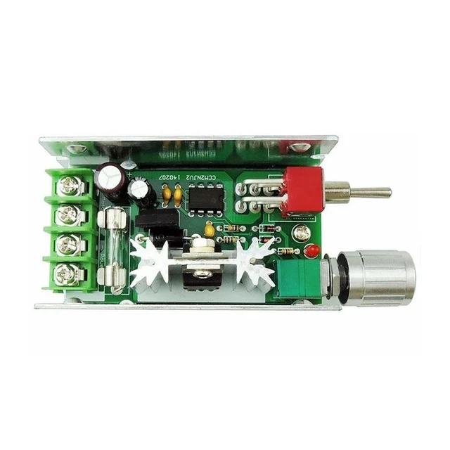 Alt view image 5 of 6 - DC Motor Speed Controller PWM DC10-40V Motor Governor Stepless Speed Regulation Forward and Reverse Switch Brush Motor Regulator