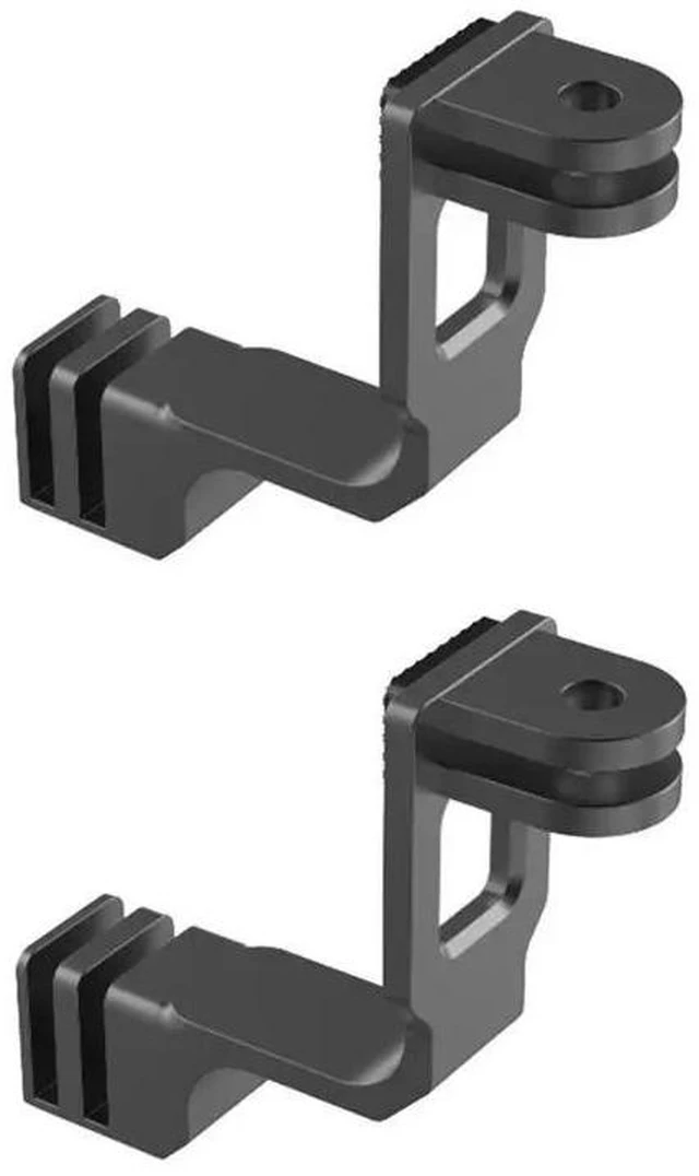 Alt view image 7 of 12 - Vertical Action Camera Shooting Bracket Centered 2 Pcs For Gopro For Gopro11 10 9 Selfie Stick Mount Adapter