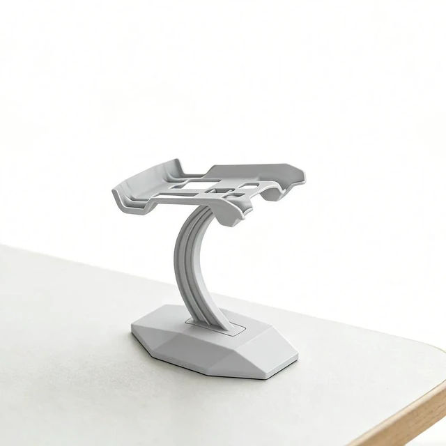 Alt view image 9 of 12 - Lightweight Sturdy Desktop Display Rack Plastic Stand for 3 Office Game Room Living