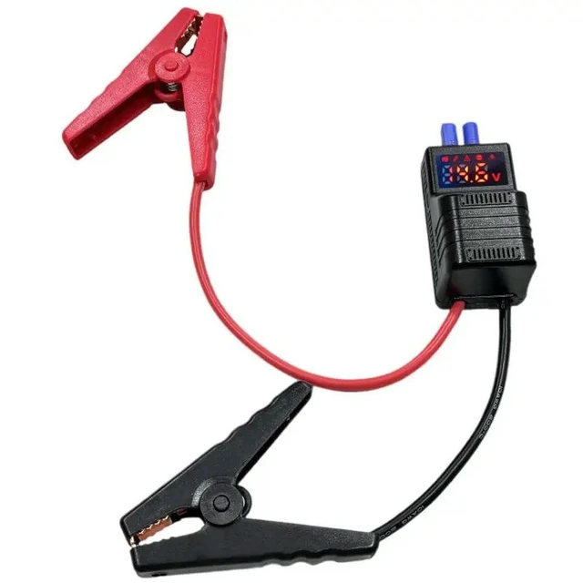 Alt view image 5 of 6 - 1Pcs ligent Clamp Booster 650A 12V Anti Reverse Connection Emergency Jumper Cable Clip With EC5 Plug Connector