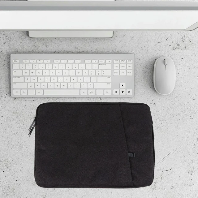 Alt view image 10 of 12 - 1Pcs Laptop Handbag Fashionable Waterproof Laptop Case with Multi-Layer Protection Shockproof Sleeve for Tablets Cables Cards