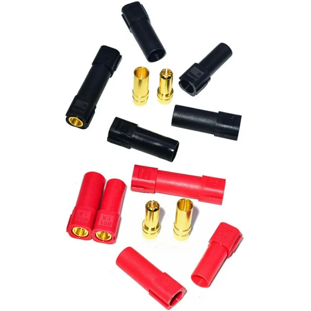 Alt view image 5 of 6 - 6 Pair XT150 Connector Adapter Plug 6mm 12PCS Male+Female Plug 120A High Current Connector for RC LiPo