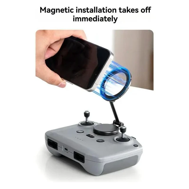 Alt view image 12 of 12 - Mount For MINI5 PRO Series RC-N3/2/1 Remote Control Magnetic Mobile Phone Holder For NEO 2