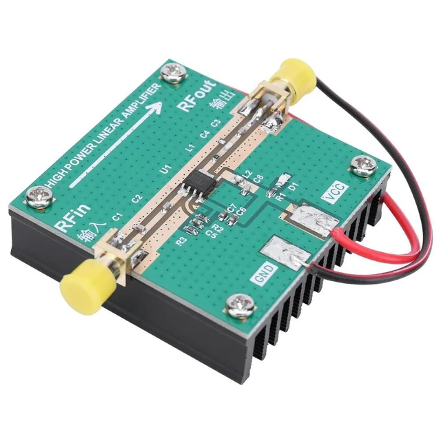 Alt view image 5 of 6 - RF2126 High Power Linear Amplifier 400MHZ-2700MHZ RF Power Amplifier 2.4G RF Power Amplifier Module 1W Bluetooth-compatible