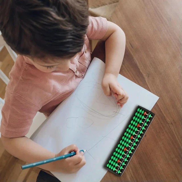 Alt view image 6 of 6 - 2Pcs Educational Abacus Bead Mental Arithmetic Small Abacuses Counting Arithmetic Learning Abacuses for