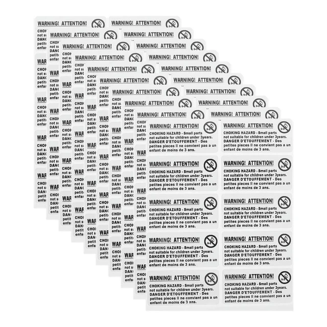 Alt view image 8 of 12 - 200Pcs Suffocation Warning els Choking Hazard Stickers Strong Adhesive for Polybag Packaging Shipping Not for Under