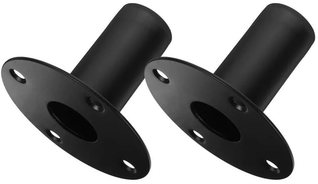 Alt view image 4 of 6 - 2Pcs Speaker Stand Heavy Duty Aluminum Alloy l Base Bracket Support for Stage Meeting Room Outdoor Party Studio Use
