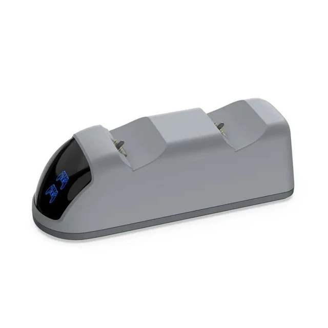 Alt view image 10 of 12 - Controller For PS5 Dual Charging Dock Stand With LED Indicator Light For PS5 Gamepad Controller