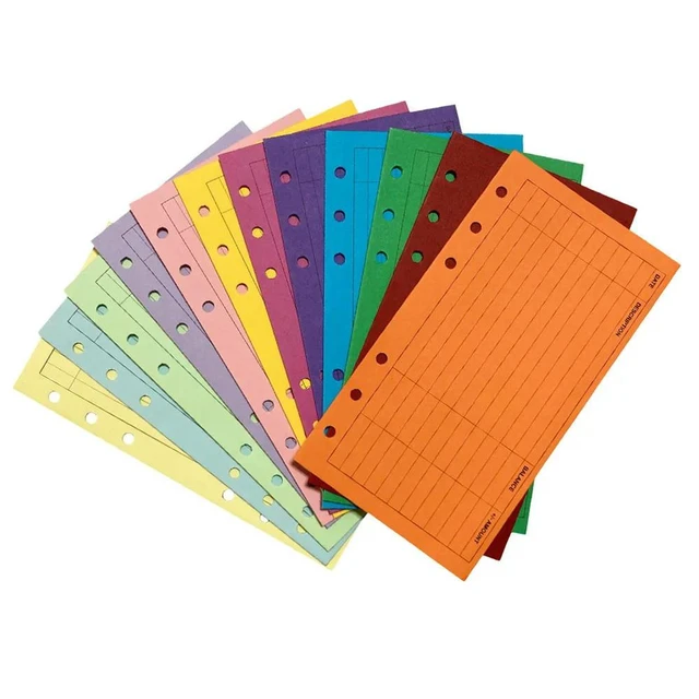 Alt view image 8 of 12 - 12Pcs Paper Cash Budget Planner Expense Tracking Sheet Money Organizer Personal Use